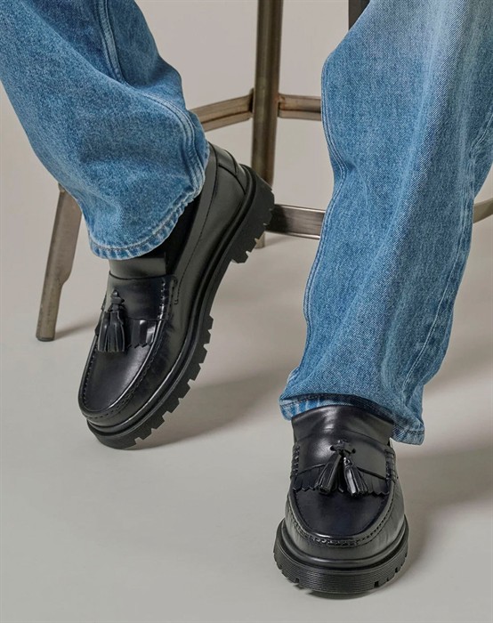 Baker Loafers - Black Leather